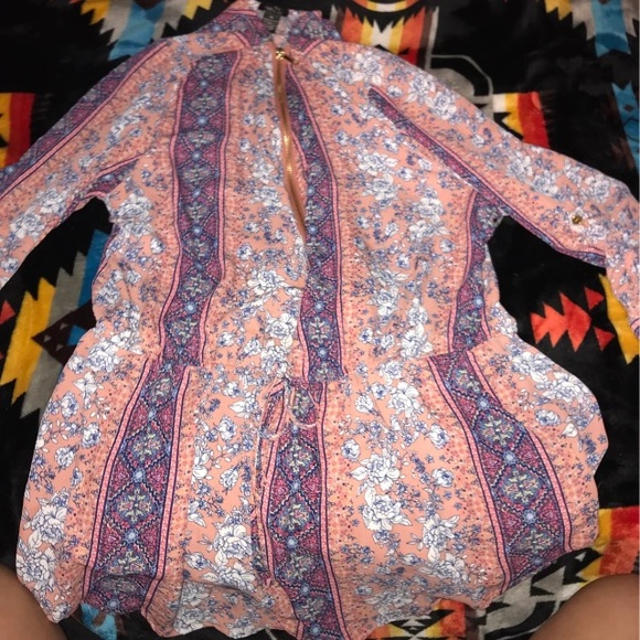 XL woman’s floral boho tunic blouse - Picture 4 of 5